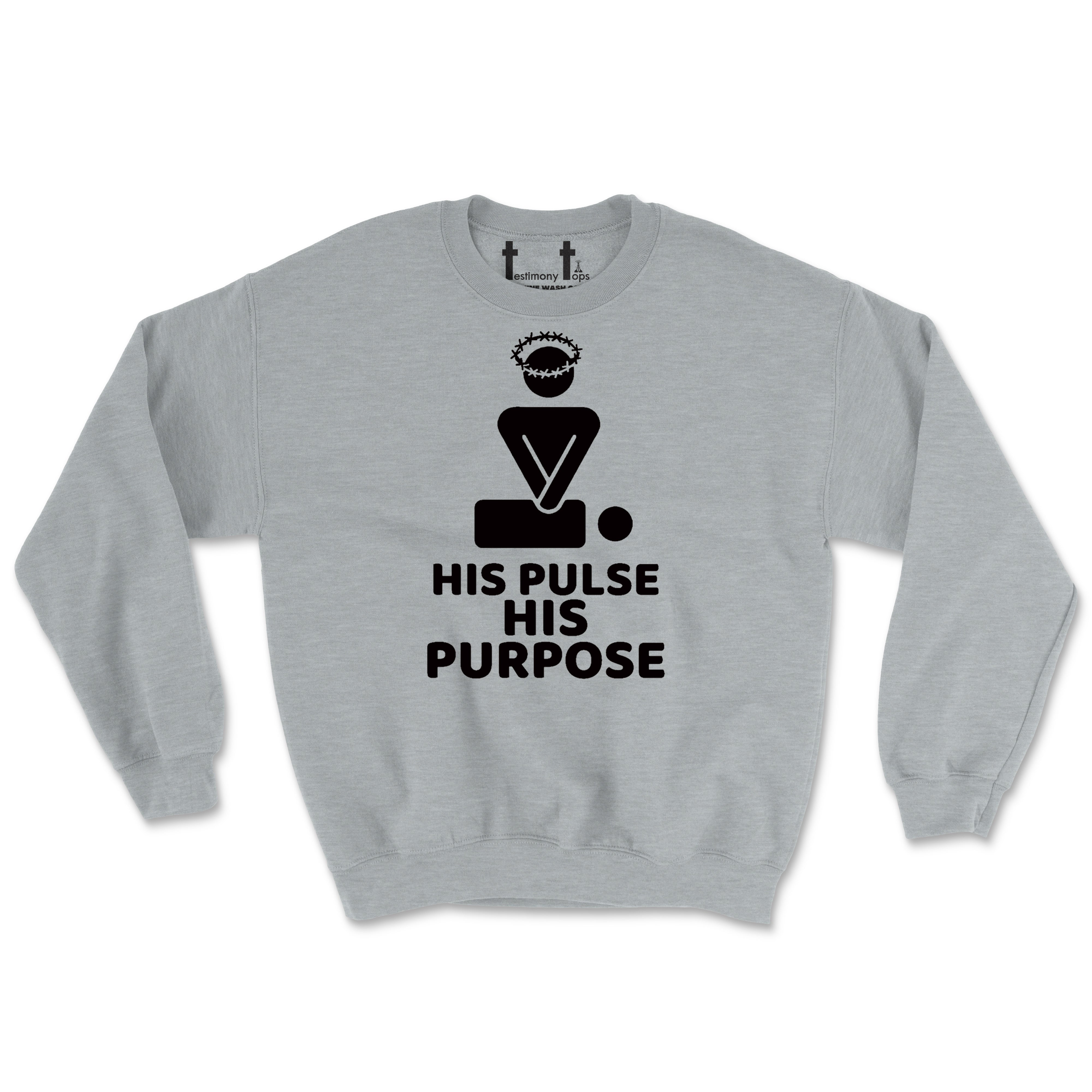 HIS PURPOSE (UNISEX FIT) CREWNECK. 50% OFF FOR A LIMITED TIME