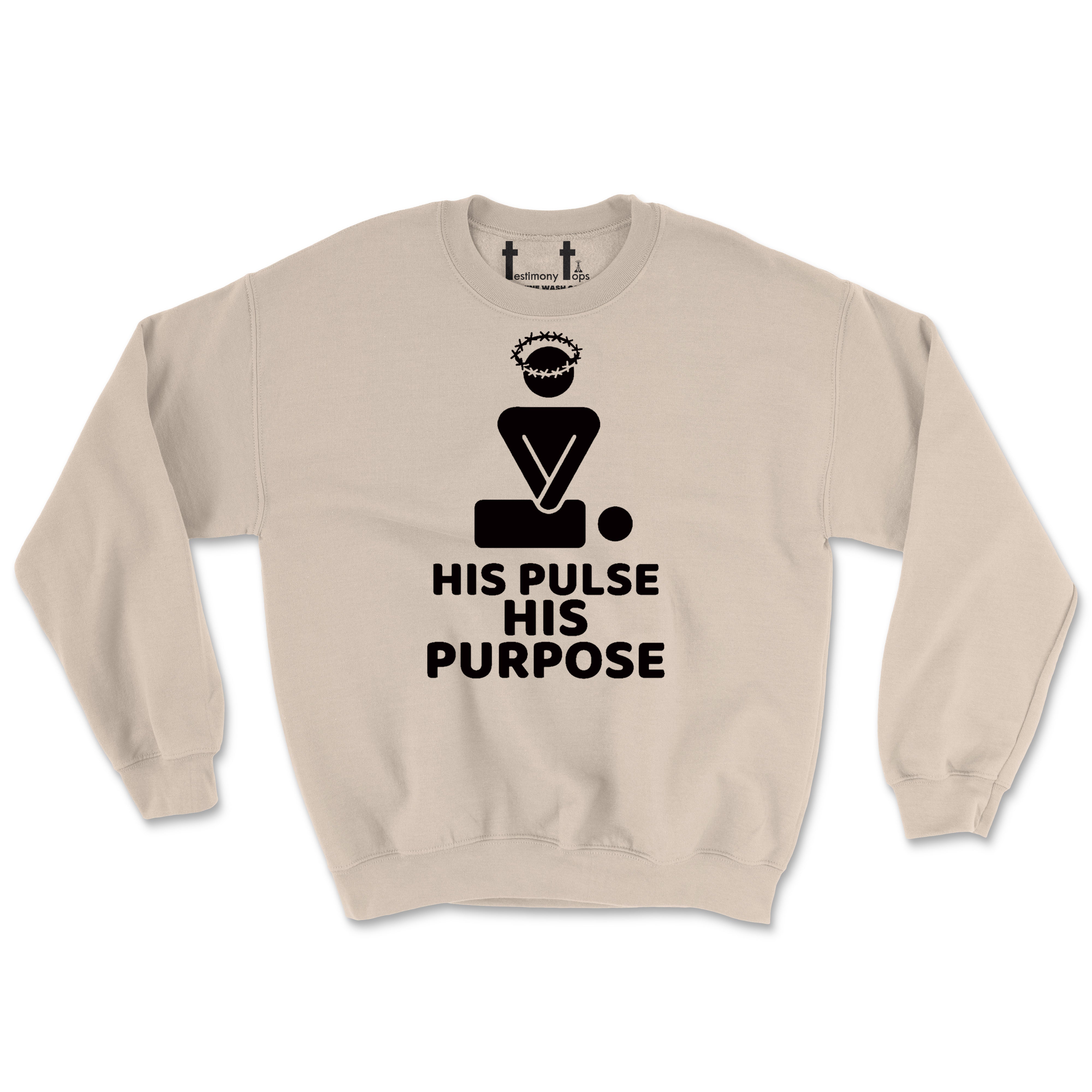 HIS PURPOSE (UNISEX FIT) CREWNECK. 50% OFF FOR A LIMITED TIME