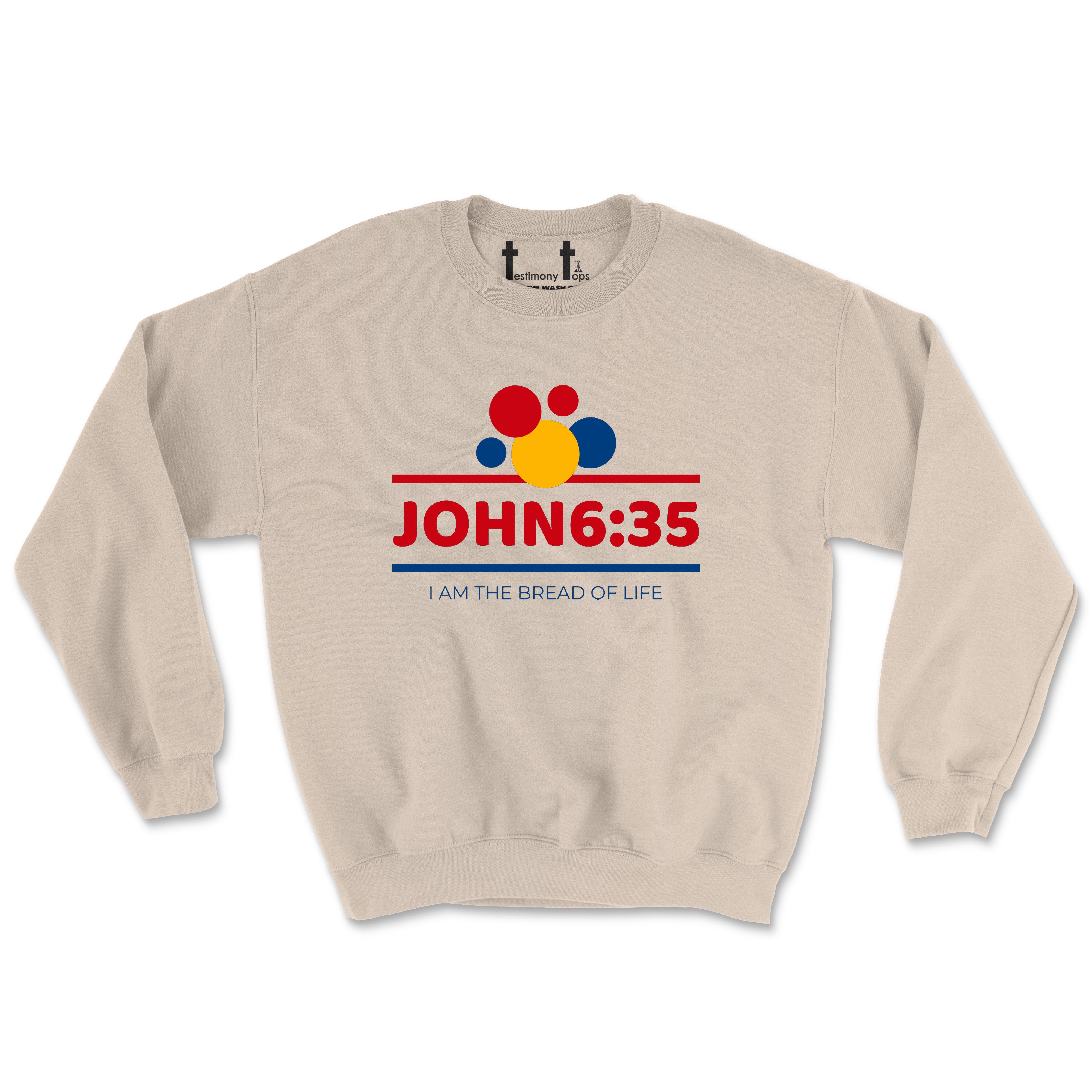 BREAD OF LIFE (UNISEX FIT) CREWNECK. 30% OFF FOR A LIMITED TIME