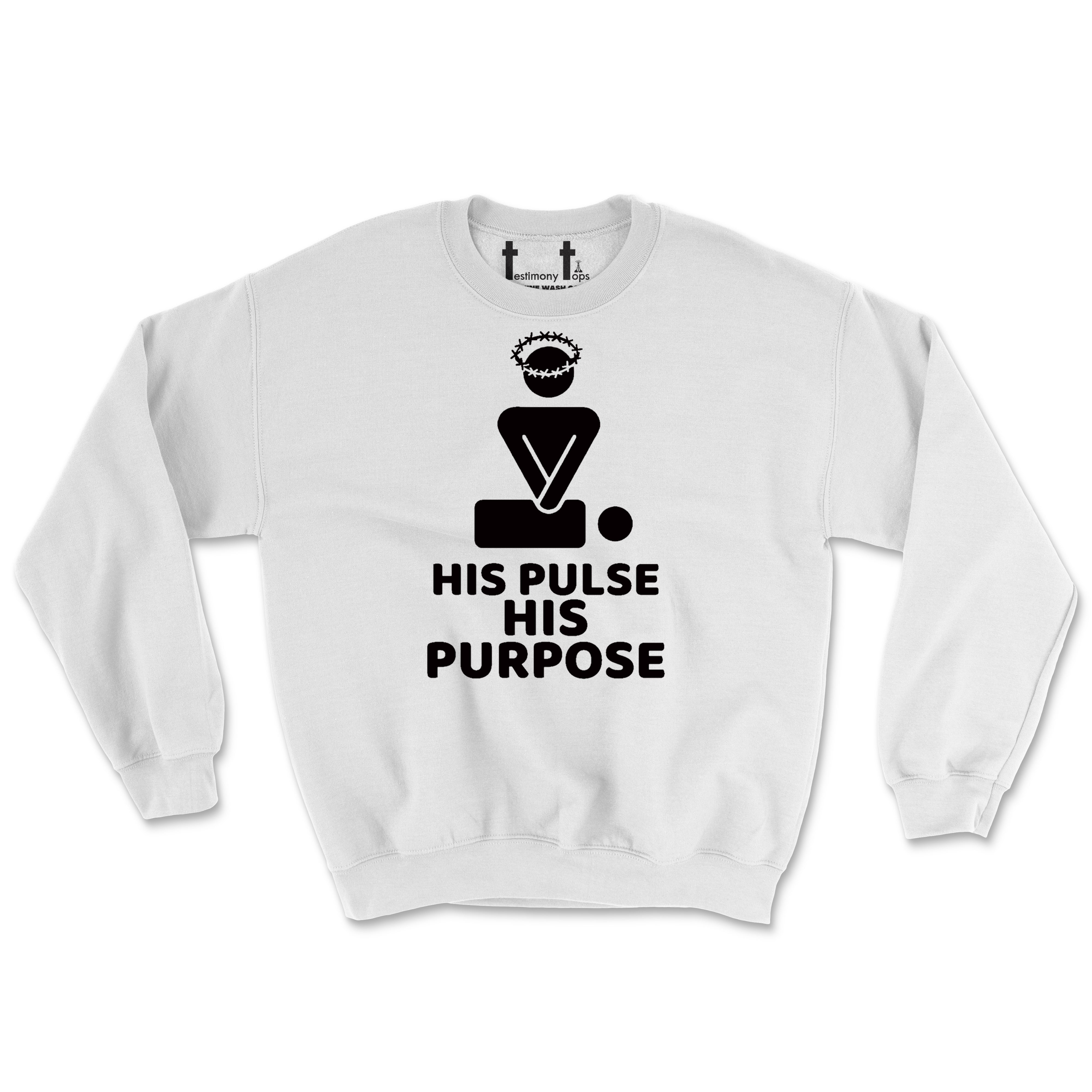 HIS PURPOSE (UNISEX FIT) CREWNECK. 30% OFF FOR A LIMITED TIME